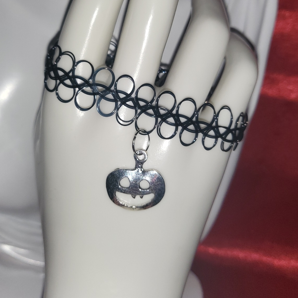 Pumpkin charm bracelet